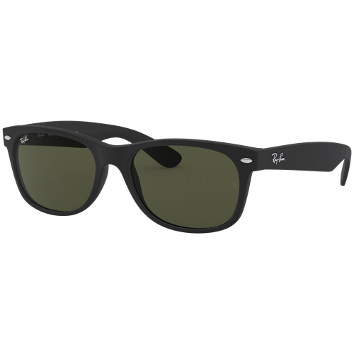 солнцезащитные очки new wayfarer unisex ray ban Солнцезащитные очки Luxottica, черный, зеленый