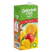 Апельсин - манго сокосодержащий напиток "Дивный сад" тетра пак 1 л, 3 пачки