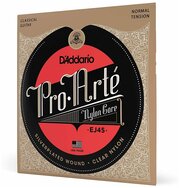 Струны для классической гитары D'Addario EJ45 Pro Arte Nylon Normal Tension