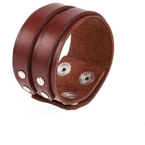 Слейв-браслет tisha adams, размер 22 см, коричневый анх мужской кожаный браслет