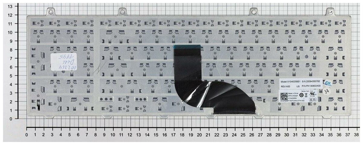 Клавиатура для ноутбука Dell NSK-DP10R русская черная