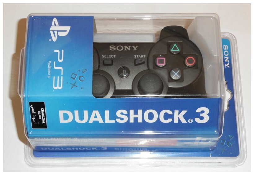 Беспроводной джойстик геймпад MyPads DualShock 3 Wireless Controller для игровой приставки Playstation 3 черный