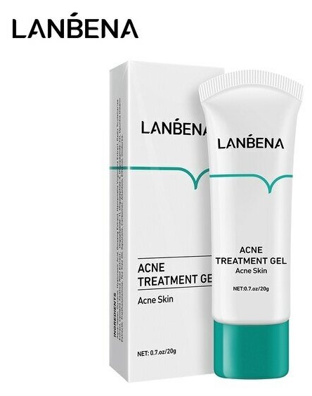 LANBENA Гель для лечения акне с экстрактом чайного дерева Acne Treatment Gel With Tea Tree Extract 20 гр