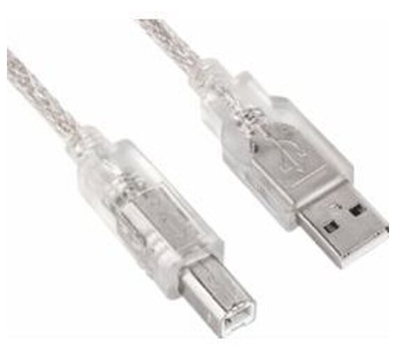 Кабель Ningbo USB A(m) USB B(m) 3м серебристый