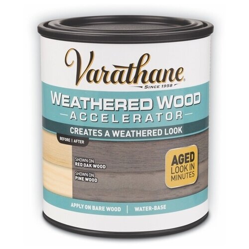 Состав для искусственного старения древесины Varathane Weathered Wood Accelerator 946 мл 313835