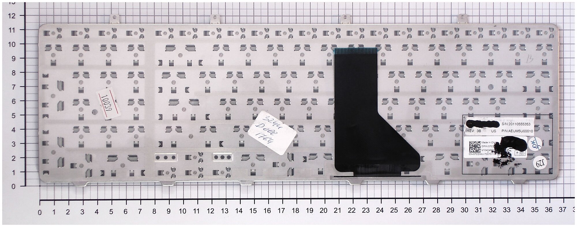 Клавиатура для ноутбука Dell V104046AS русская черная