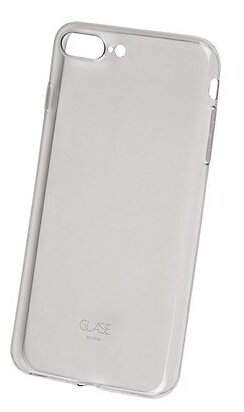 Чехол-крышка Uniq Glace для iPhone 7 Plus/ 8 Plus, силикон, серый - фото №4