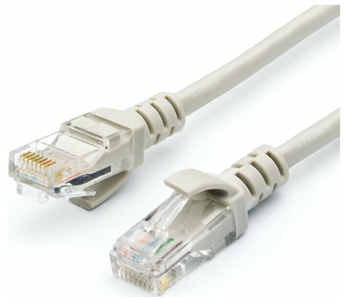 фото Сетевой кабель Geplink RJ45 cat.5e UTP 3m Grey GL3718