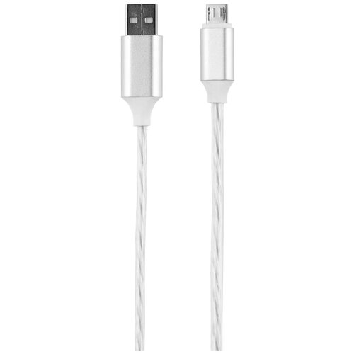 Red Line LED USB - micro USB, 1 м, белый