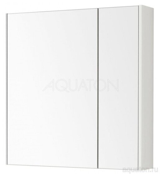 Зеркальный шкаф Aquaton Беверли 80 белый 1A237102BV010