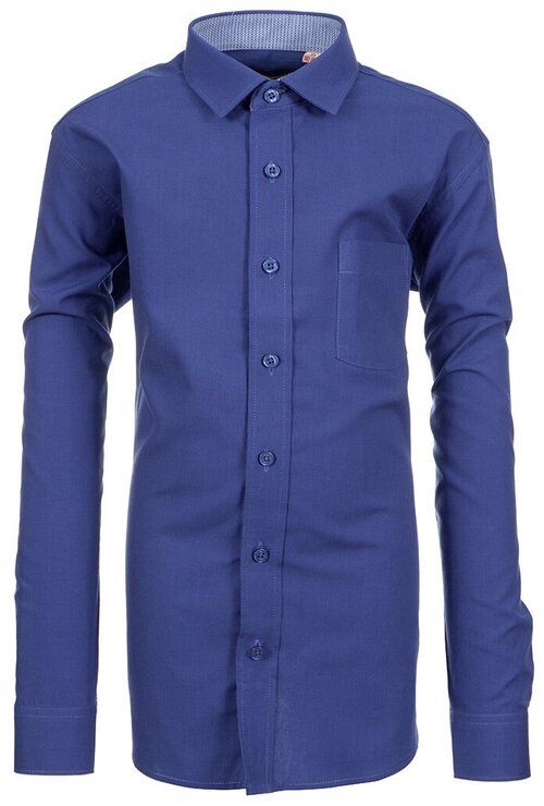 Школьная рубашка Imperator, размер 152-158, синий