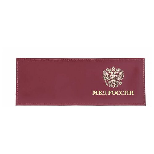 Обложка для удостоверения CRO-O-15-2-138, красный обложка для удостоверения мвд россии мягкая кожа цвет красный для силовых структур