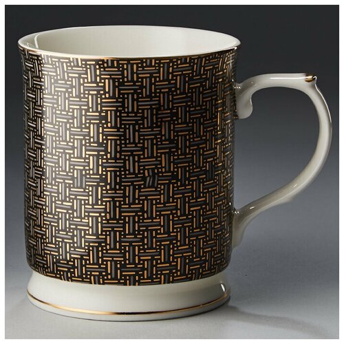 МЛ012L1 Кружка 400мл, черный (48)