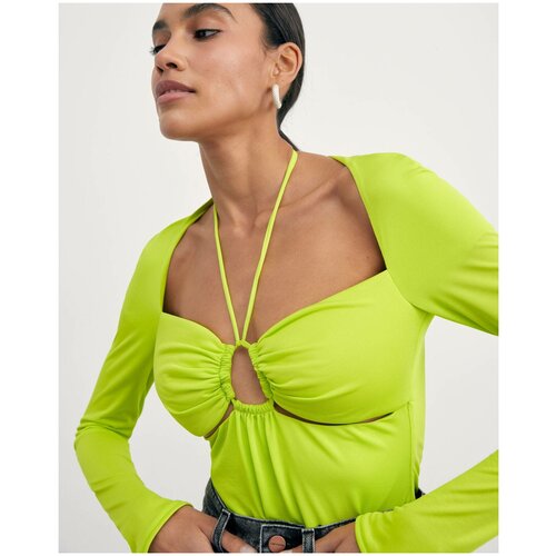 Боди с вырезом каре I am studio XS 5450₽