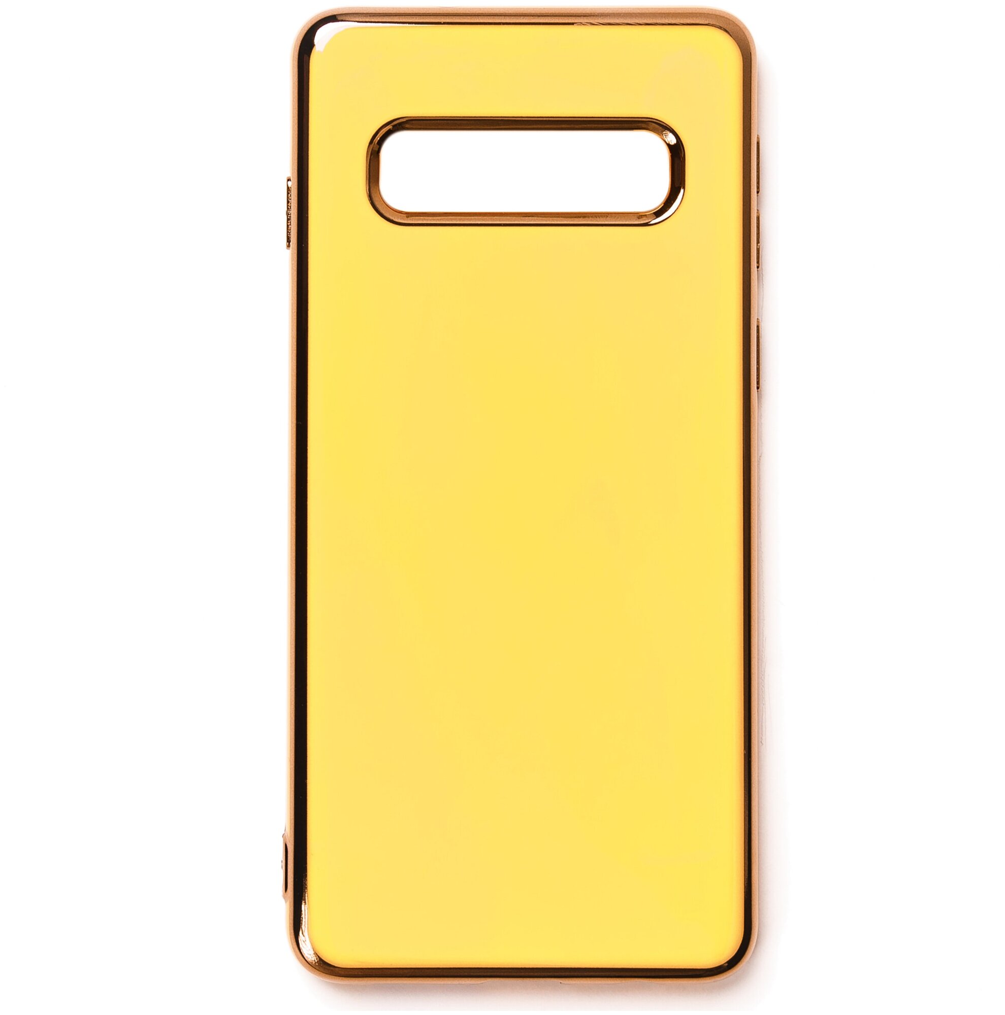 Чехол для Samsung S10 - Жёлтый