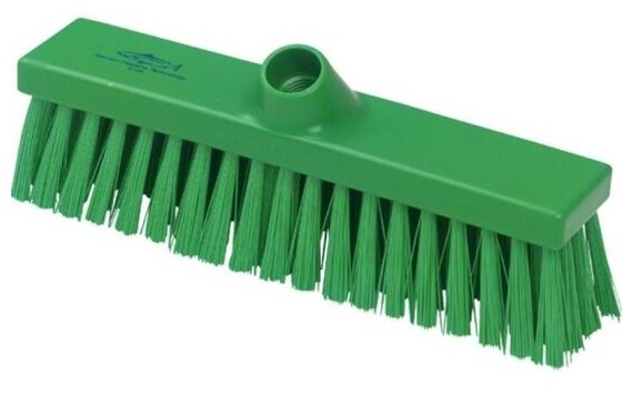 Щетка для пола Hillbrush B1733G 28 см жесткая щетина (зеленая)