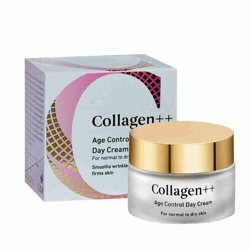 Collagen++ Антивозрастной дневной крем для нормальной и сухой кожи, 50 мл