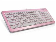 Клавиатура Delux K1500 Pink/White