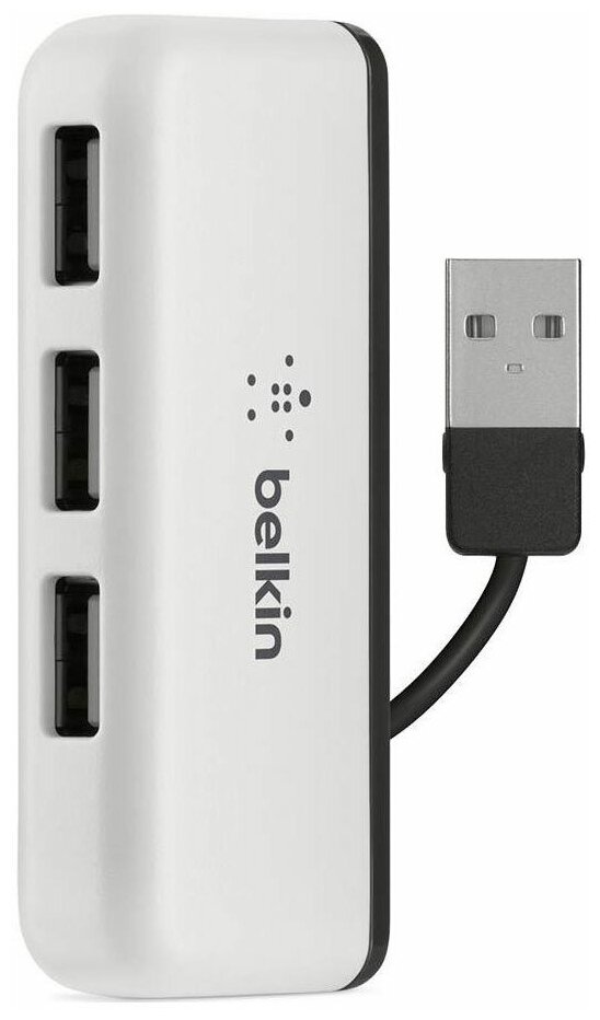 Разветвитель Belkin 4xUSB, встроенный кабель USB папа (F4U021bt )