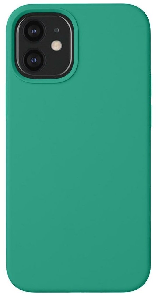 Чехол-крышка Deppa для Apple iPhone 12 mini, силикон, зеленый - фото №2