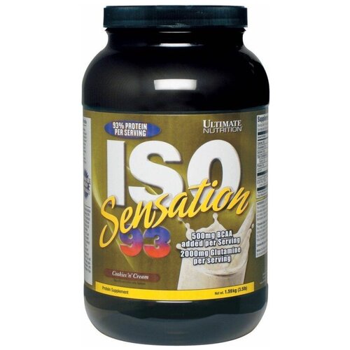 Ultimate Nutrition Iso Sensation 93 (910 г) Шоколадный Пирог