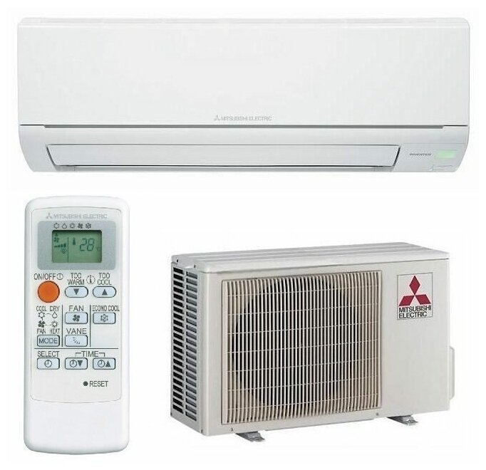 Настенная сплит-система Mitsubishi Electric MSZ-HC35VA / MUZ-HC35VA (Классик инвертор) - фотография № 1