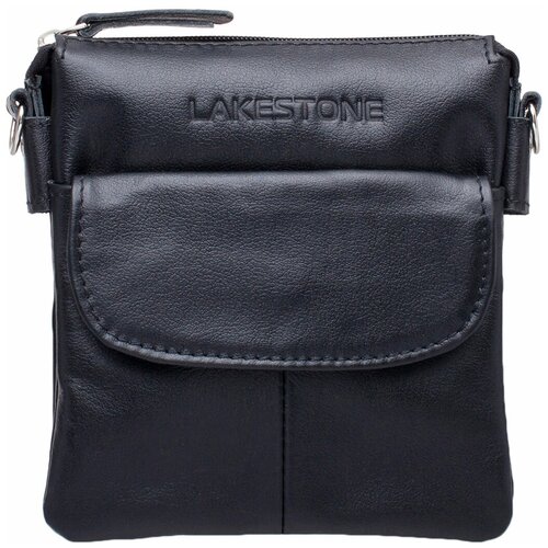 Небольшая кожаная сумка через плечо Lakestone Osborne Black