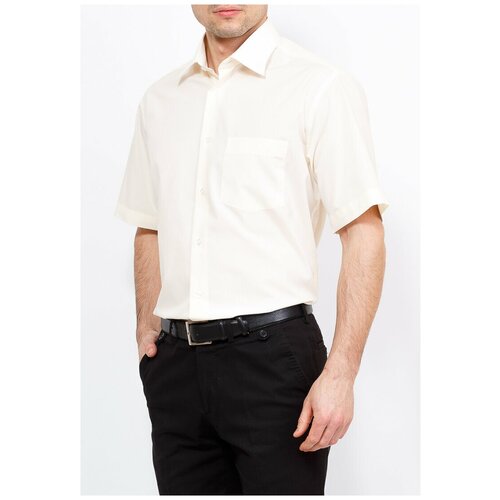 Рубашка Casino, размер 174-184/39, бежевый рубашка disorelle повседневный стиль свободный силуэт длинный рукав размер 46 бежевый
