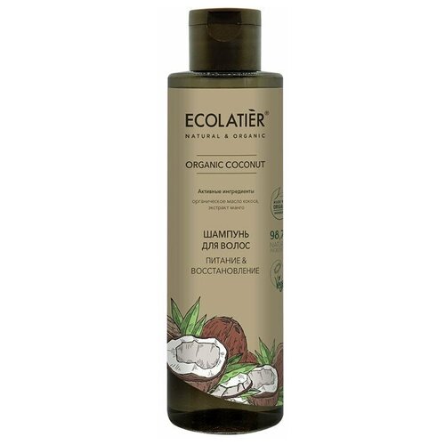Купить Ecolatier GREEN Шампунь для волос Питание & Восстановление Серия ORGANIC COCONUT, 250 мл, EO Laboratorie