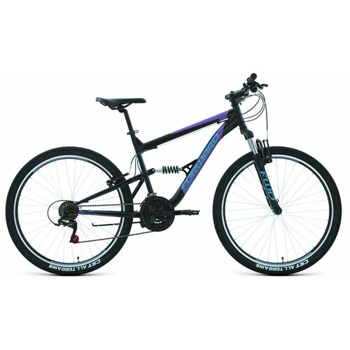 Велосипед горный с колесами 275 Forward Raptor 275 10 рама 16 черно-фиолетовый 18 скоростей 1623600₽