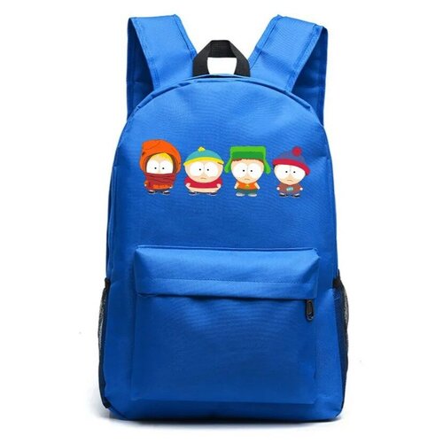 Рюкзак Малыши Стэн, Кайл, Эрик и Кенни (South Park) синий №8 рюкзак стэн кайл эрик и кенни south park голубой 5