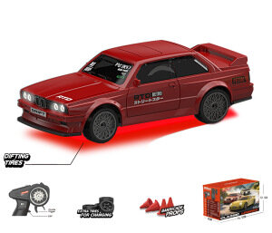 Коллекционная модель 1:43 масштаба радиоуправляемой машины - Красный BMW M3 для стола с высокоскоростным дрифтом