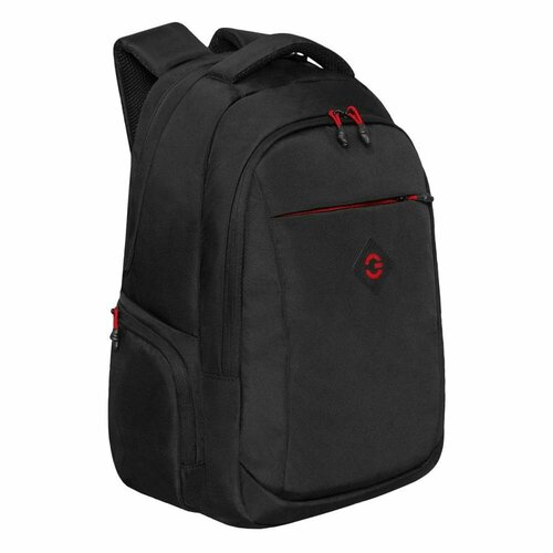 фото Рюкзак grizzly rq-310-2 черный-красный, 31х46х18