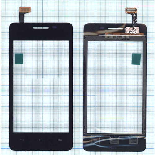 Сенсорное стекло (тачскрин) для Huawei Y301-A1 черное сенсорное стекло тачскрин для huawei y5 2017 черное