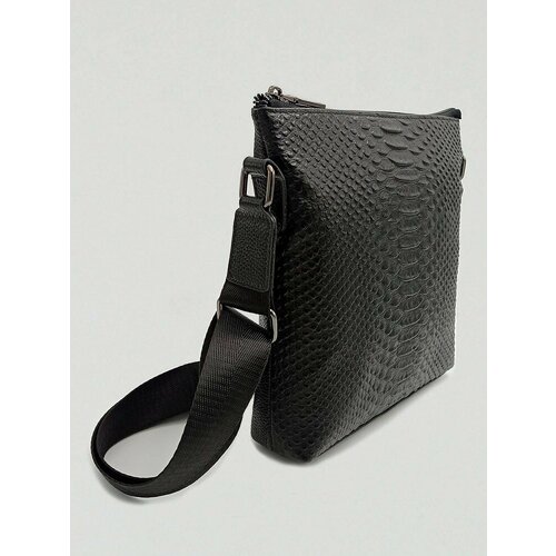 фото Сумка барсетка r1zenbag, фактура под рептилию, черный ryzenbaks