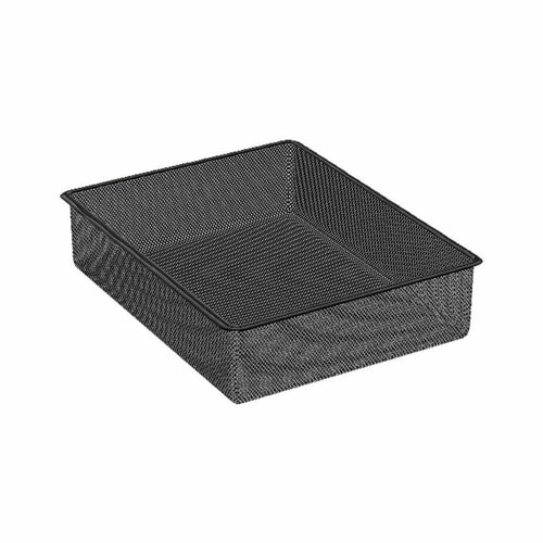 Корзина мелкосетчатая металлическая черная 535х410х85 мм Титан-GS