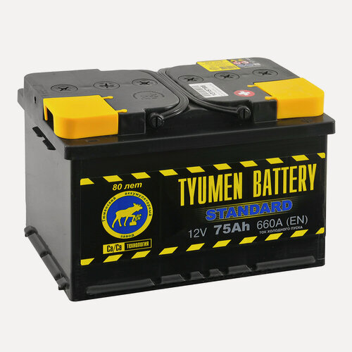 Изображение товара Аккумулятор TYUMEN BATTERY STANDARD 75 Ач 660А О/П TNS75.0