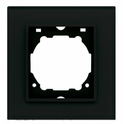 Рамка 1-я из закаленного стекла Vesta-Electric Exclusive Black