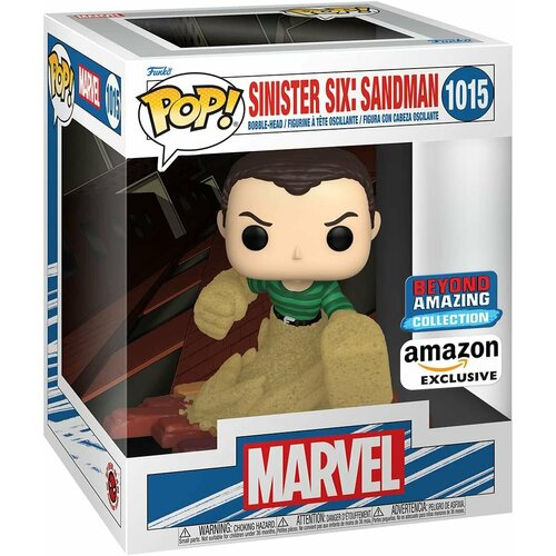 Фигурка Funko POP! Deluxe Bobble: Marvel: Sinister Six: Sandman (Amazon Exclusive) 60904 фигурка funko pop deluxe bobble marvel sinister six mysterio exc 60905 10 см