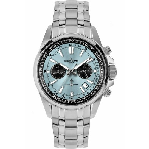 фото Наручные часы jacques lemans sport, голубой