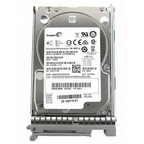 Жесткий диск Cisco 58-100179-01 900Gb SAS 25 HDD 5688500₽