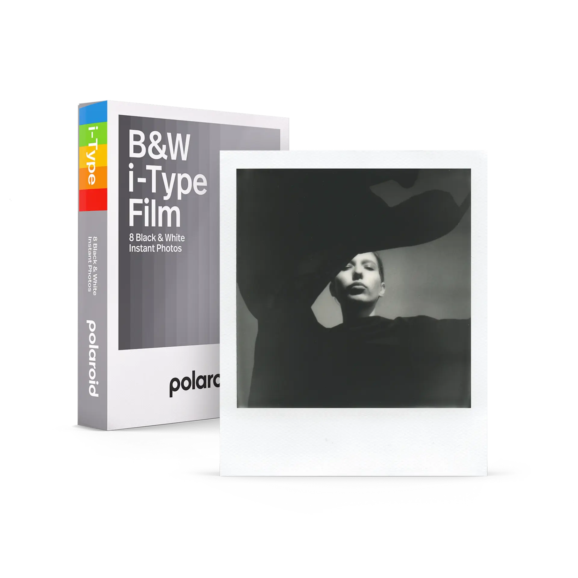 Картридж Polaroid i-Type B&W film белые рамки ч/б снимки 8 кадров