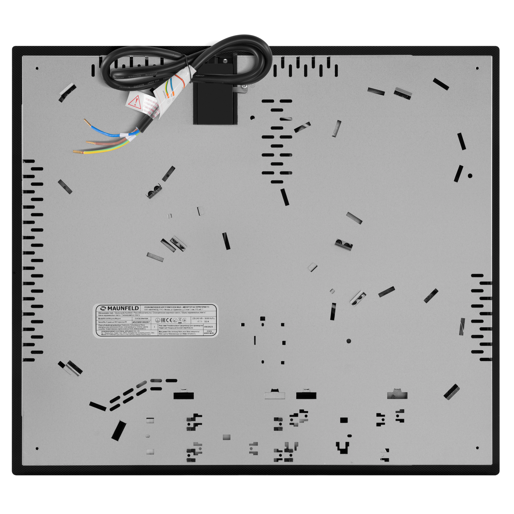 Электрическая варочная панель MAUNFELD CVCE594PBK - фотография № 5