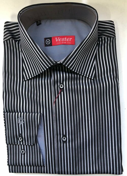 Рубашка Vester, размер 40/176, черный