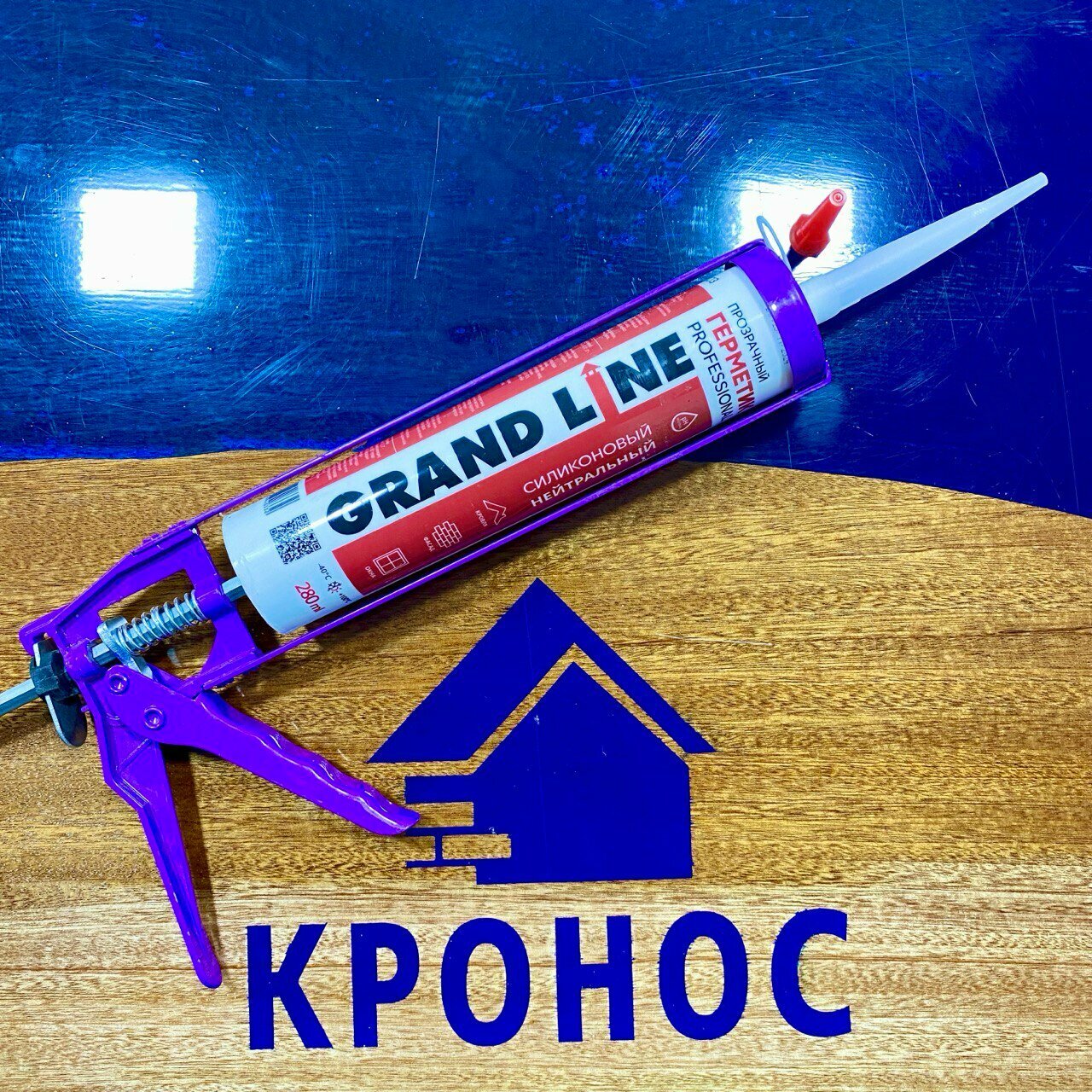 Герметики Герметик Grand Line Professional силиконовый нейтральный прозрачный 280мл