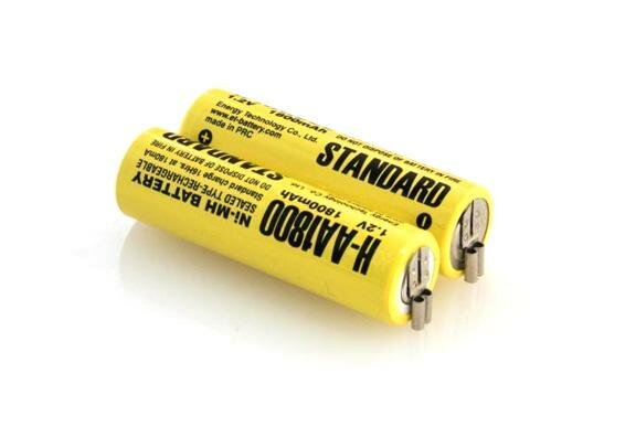 Аккумулятор для Moser Energy Technology 2AA 2.4v 1800mAh , 1шт.