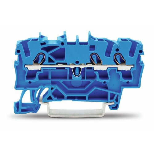 Клемма трехпроводная проходная 025-254мм кв на DIN рейку 2002-1304 WAGO 354₽