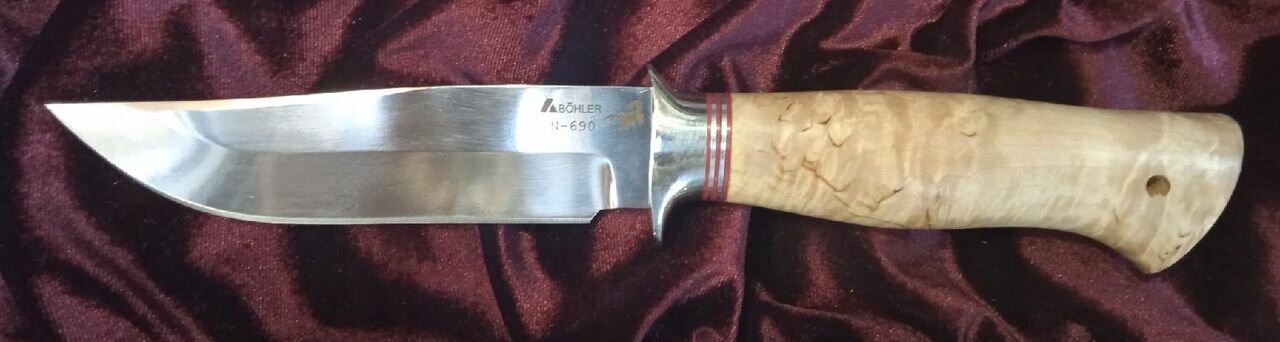 Нож кованый Финский сталь N690