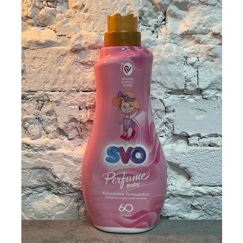 Гель для стирки белья кондиционер парфюмированный SVO Perfume Baby 144л 60 стирок для детского белья 690₽