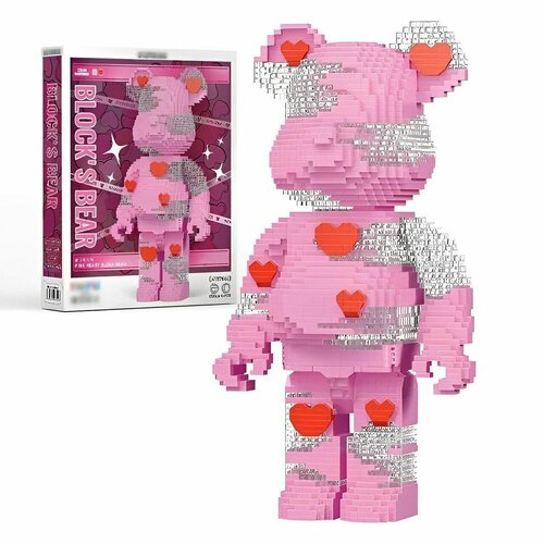 Конструктор Медведь Bear Brick Розовый Медведь 2679₽